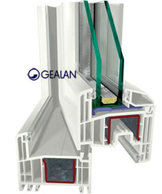 Gealan  műanyag ablak